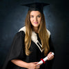 Graduation Portrait of a woman in colour