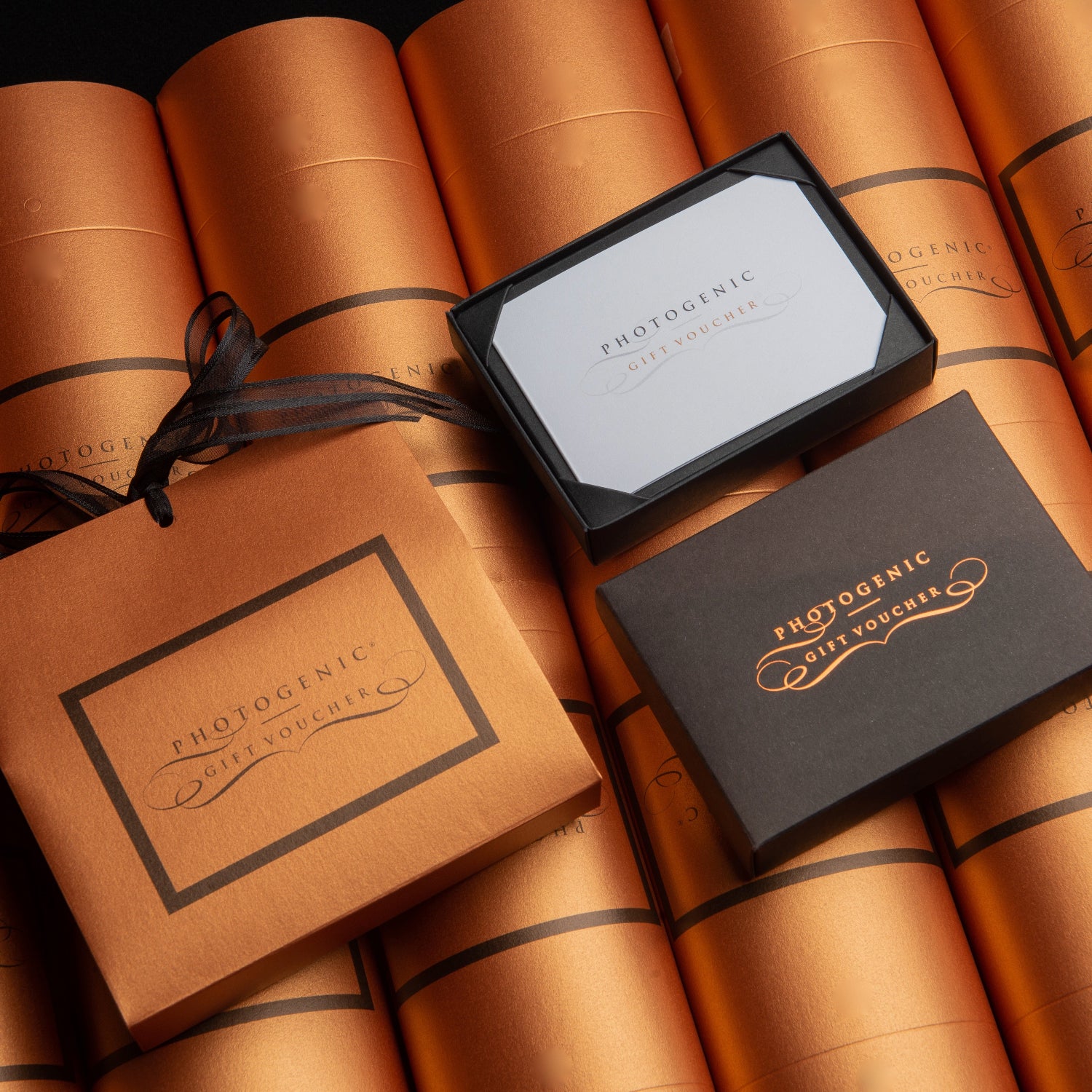 Family & New Baby Special - PHOTOGENIC Photographers
The packaging and presentation of PHOTOGENIC Dalkey Gift Vouchers.
Gifts for a portrait session PHOTOGENIC Dalkey Dublin